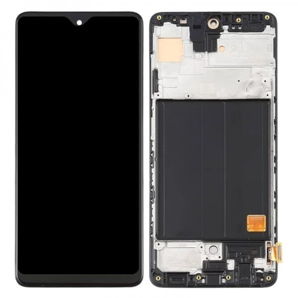 Ecran lcd Samsung A515 Galaxy A51 ORIGINAL SP avec chassis noir