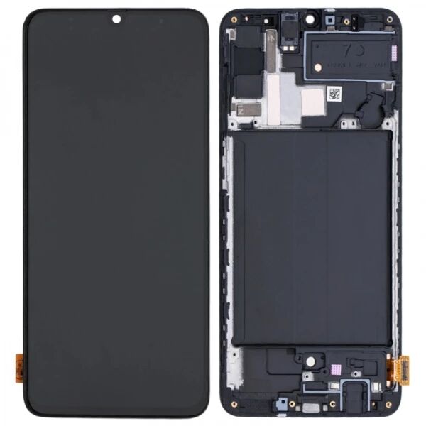 Ecran lcd Samsung A705 Galaxy A70 OLED avec chassis noir