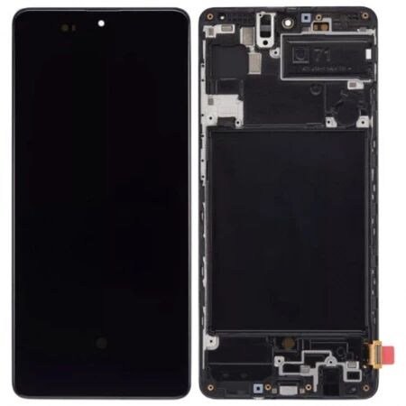 Ecran lcd Samsung A715 Galaxy A71 OLED avec chassis noir