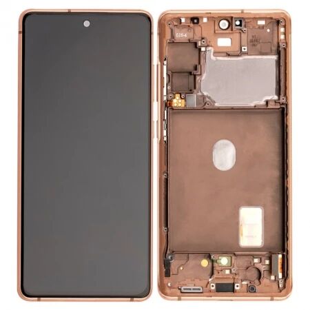 Ecran lcd Samsung G780/G781 Galaxy S20 FE 4G/S20 FE 5G ORIGINAL SP avec chassis orange