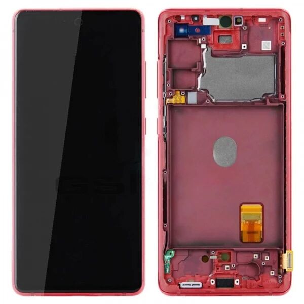 Ecran lcd Samsung G780/G781 Galaxy S20 FE 4G/S20 FE 5G ORIGINAL SP avec chassis rouge