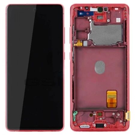Ecran lcd Samsung G780/G781 Galaxy S20 FE 4G/S20 FE 5G ORIGINAL SP avec chassis rouge