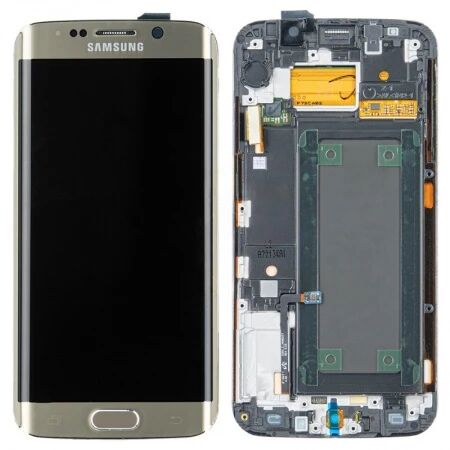Ecran lcd Samsung G925 Galaxy S6 Edge ORIGINAL SP avec chassis or