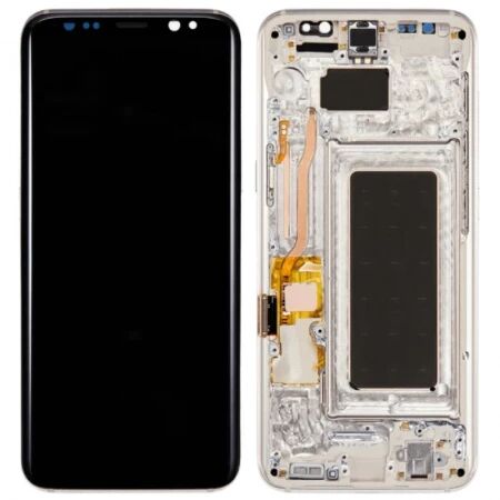 Ecran lcd Samsung G950 Galaxy S8 \ original reconditionn&eacute;\  avec chassis argent