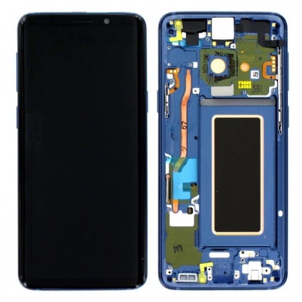Ecran lcd Samsung G960 Galaxy S9 \ original reconditionn�\  avec chassis bleu