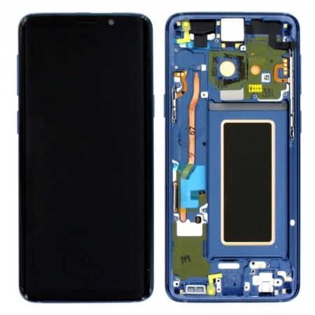 Ecran lcd Samsung G960 Galaxy S9 \ original reconditionn&eacute;\  avec chassis bleu
