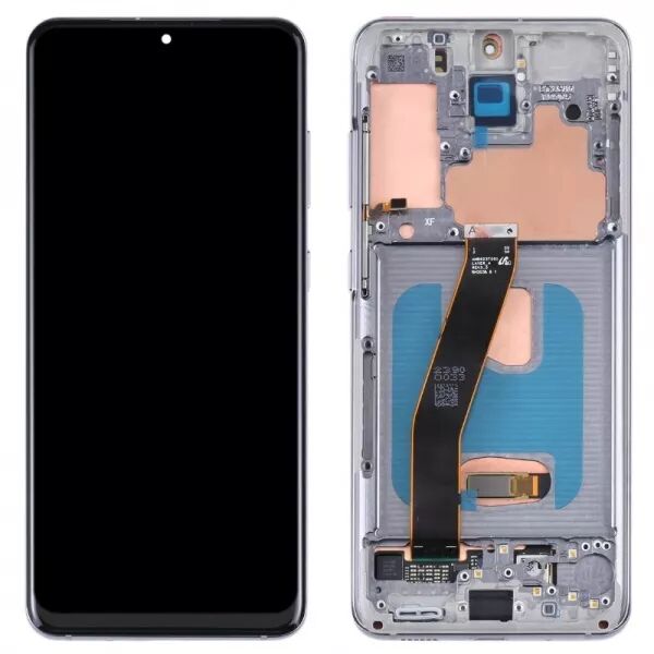 Ecran lcd Samsung G980F/G981B Galaxy S20 4G/5G avec chassis \ incell\  gris