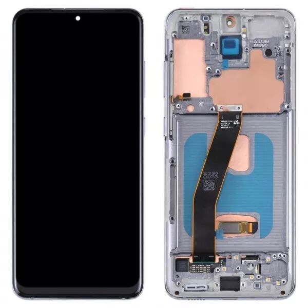 Ecran lcd Samsung G980F/G981B Galaxy S20 4G/5G avec chassis \ original reconditionn�\  gris