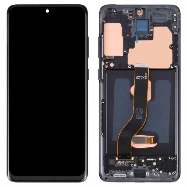 Ecran lcd Samsung G985F/G986B Galaxy S20 Plus 4G/5G avec chassis \ original reconditionn�\  noir