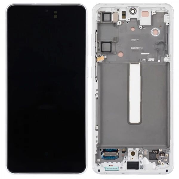 Ecran lcd Samsung G990 Galaxy S21 FE 5G ORIGINAL SP avec chassis blanc