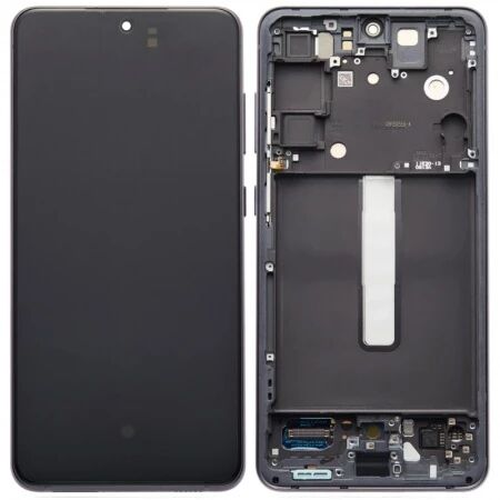 Ecran lcd Samsung G990 Galaxy S21 FE 5G ORIGINAL SP avec chassis gris