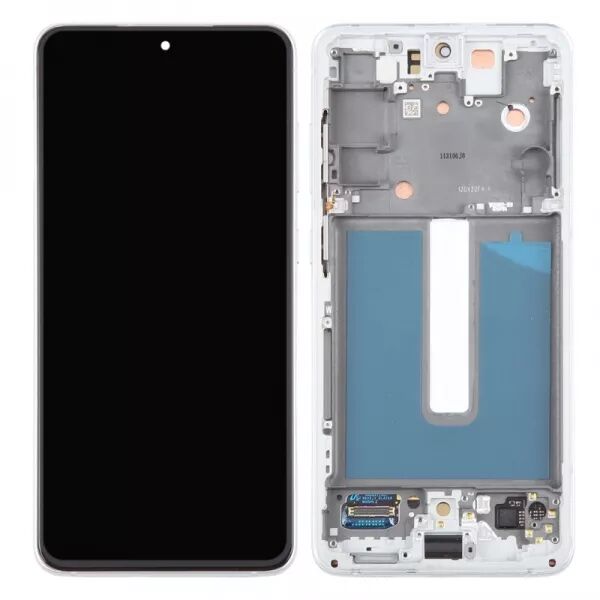 Ecran lcd Samsung G990B Galaxy S21 Fe avec chassis \ original reconditionn�\  blanc