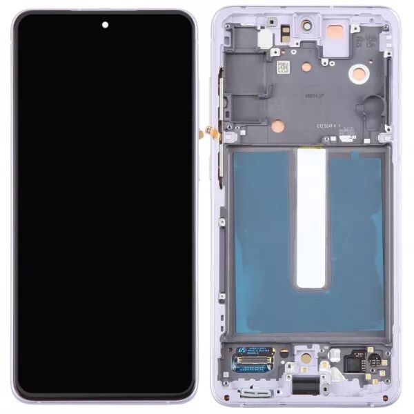 Ecran lcd Samsung G990B Galaxy S21 Fe avec chassis \ original reconditionn�\  violet