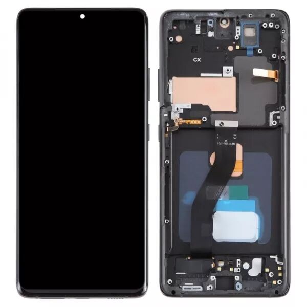 Ecran lcd Samsung G998B Galaxy S21 Ultra avec chassis \ incell\  noir