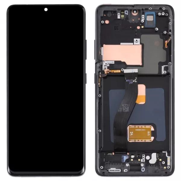 Ecran lcd Samsung G998B Galaxy S21 Ultra avec chassis \ original reconditionn�\  noir