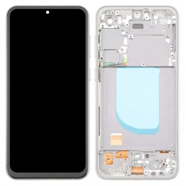Ecran lcd Samsung S711B Galaxy S23 Fe avec chassis \ original reconditionn�\  blanc
