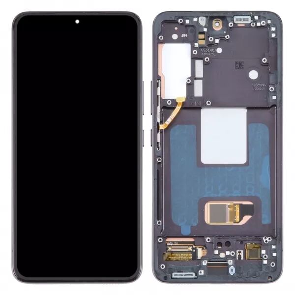 Ecran lcd Samsung S901B Galaxy S22 avec chassis \ original reconditionn�\  noir