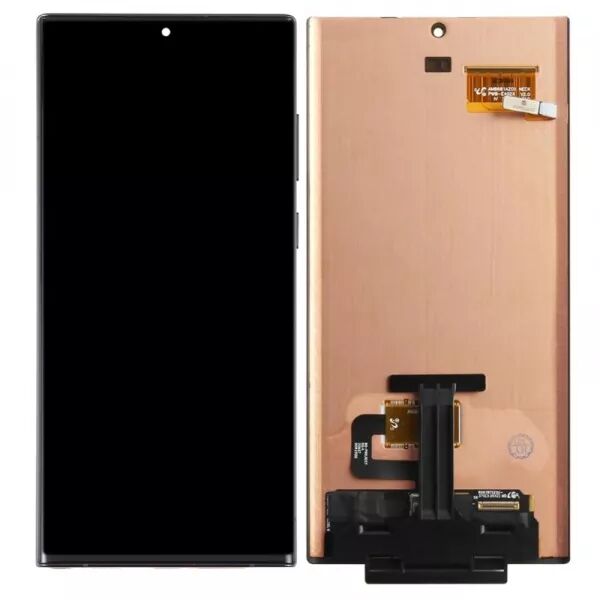 Ecran lcd Samsung S908 Galaxy S22 Ultra sans chassis \ original reconditionn�\  noir