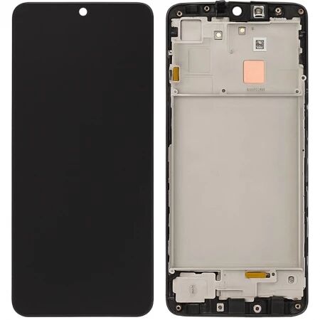 Ecran lcd TFT Samsung A17 5G (A176) avec chassis gris