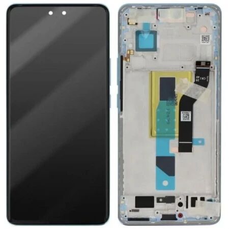 Ecran lcd Xiaomi 13 Lite avec chassis \ ori reconditionn&eacute;\  Bleu clair