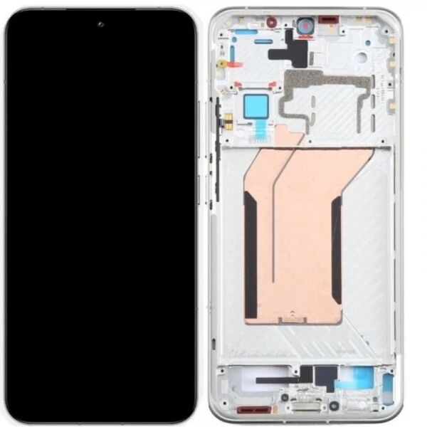 Ecran lcd Xiaomi 14 Pro avec chassis \ ori reconditionn�\  blanc