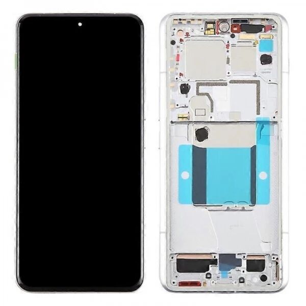 Ecran lcd Xiaomi 14 Ultra avec chassis \ ori reconditionn�\  blanc
