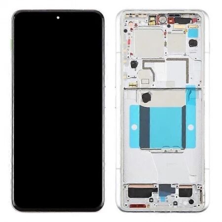 Ecran lcd Xiaomi 14 Ultra avec chassis \ ori reconditionn&eacute;\  blanc