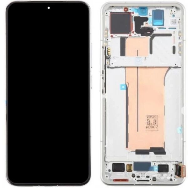 Ecran lcd Xiaomi 15 avec chassis \ ori reconditionn�\  blanc