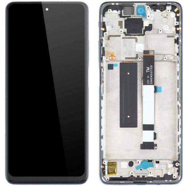 Ecran lcd Xiaomi Redmi Note 9 Pro/Redmi Note 9S \ original reconditionn�\  avec chassis bleu
