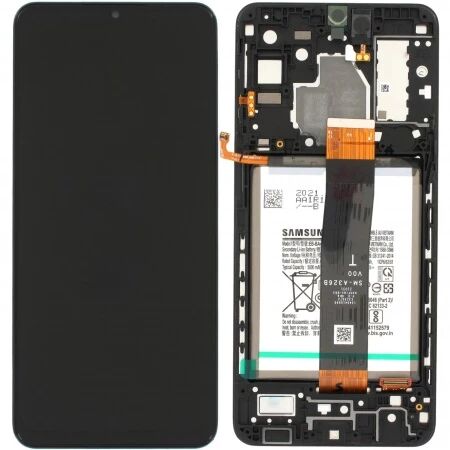 Ecran Samsung A326 Galaxy A32 5G 2021 ORIGINAL SP avec chassis, batterie et haut parleur noir