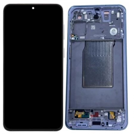 Ecran Samsung A576 Galaxy A57 5G ORIGINAL SP avec chassis bleu ciel