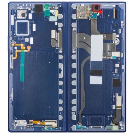 Ecran Samsung F966 Galaxy Z Fold 7 ORIGINAL SP avec chassis bleu
