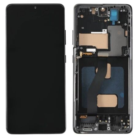 Ecran Samsung G998B Galaxy S21 Ultra avec chassis \ incell\  noir