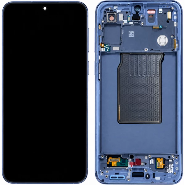 Ecran Samsung Galaxy A57 5G (A576) OLED avec chassis bleu clair