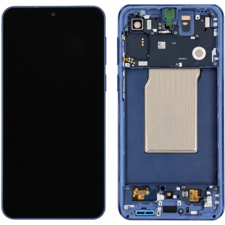 Ecran Samsung Galaxy A57 5G (A576) OLED avec chassis bleu marine