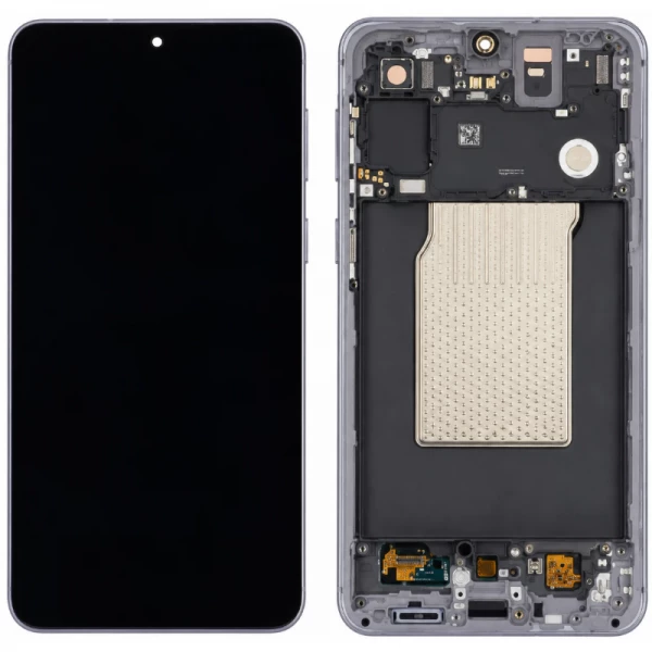 Ecran Samsung Galaxy A57 5G (A576) OLED avec chassis violet