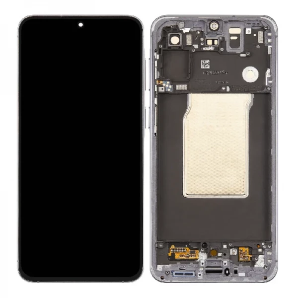 Ecran Samsung Galaxy A57 5G (A576) ORIGINAL SP avec chassis violet