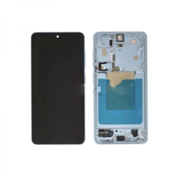 Ecran Samsung Galaxy S26 (S942) OLED avec chassis bleu