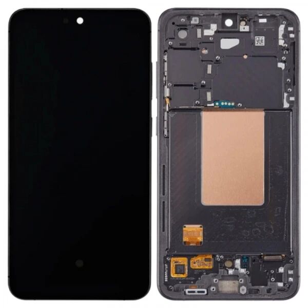 Ecran Samsung S721 Galaxy S24 FE ORIGINAL SP avec chassis noir