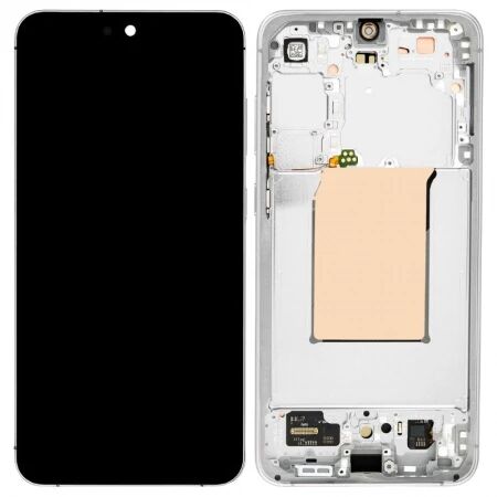 Ecran Samsung S731 Galaxy S25 FE ORIGINAL SP avec chassis blanc
