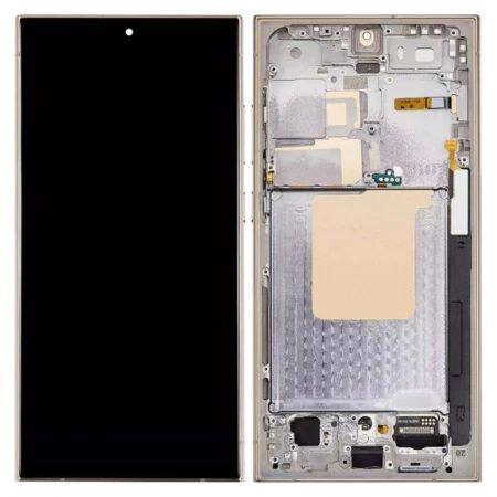 Ecran Samsung S928 Galaxy S24 Ultra 5G ORIGINAL SP avec chassis titane jaune