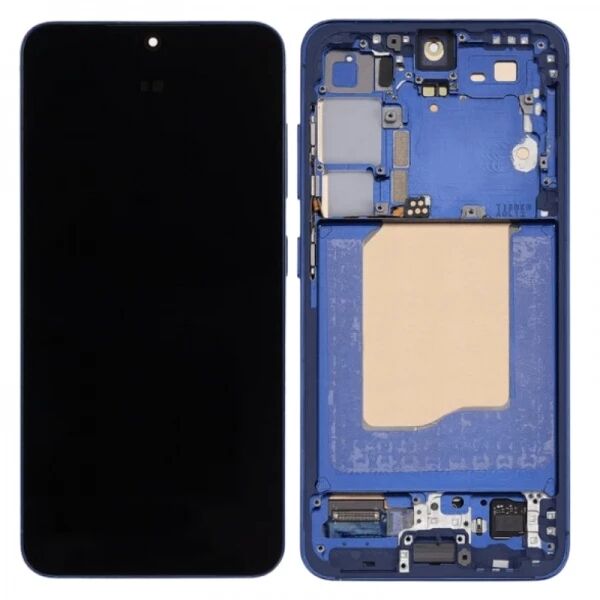 Ecran Samsung S931B Galaxy S25 ORIGINAL SP avec chassis bleu