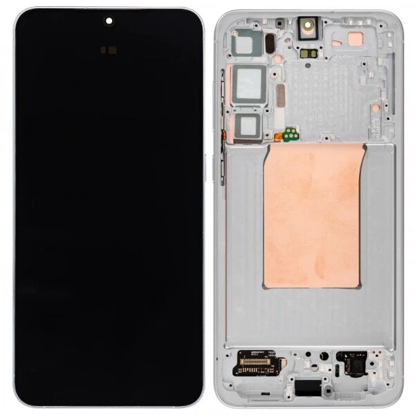 Ecran Samsung S936 Galaxy S25 Plus ORIGINAL SP avec chassis bleu