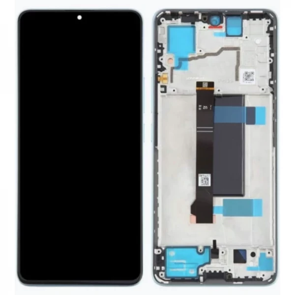 Ecran Xiaomi Redmi Note 13 Pro 5G \ ori reconditionn�\  avec chassis bleu