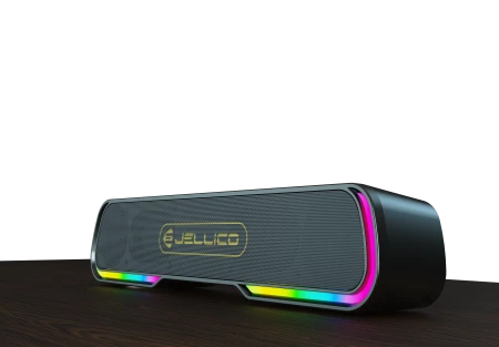 Enceinte sans fil bluetooth avec effets lumineux dynamiques JELLICO DS2 noir