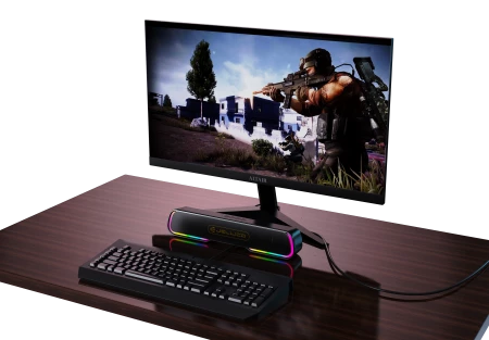 Enceinte sans fil bluetooth avec effets lumineux dynamiques JELLICO DS2 noir