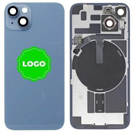 Face arri&egrave;re avec magsafe original PULLED iPhone 14 (Grade A) bleu