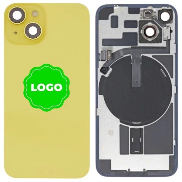 Face arri�re avec magsafe original PULLED iPhone 14 (Grade A) jaune