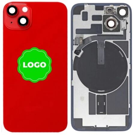 Face arri&egrave;re avec magsafe original PULLED iPhone 14 (Grade A) rouge