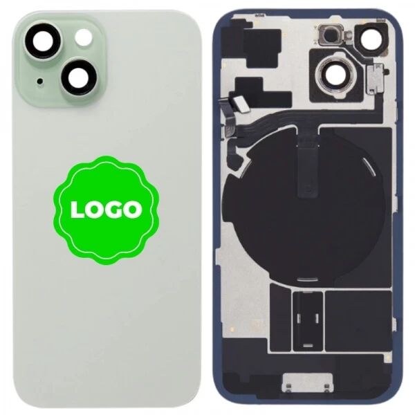 Face arri�re avec magsafe original PULLED iPhone 15 (Grade A) vert